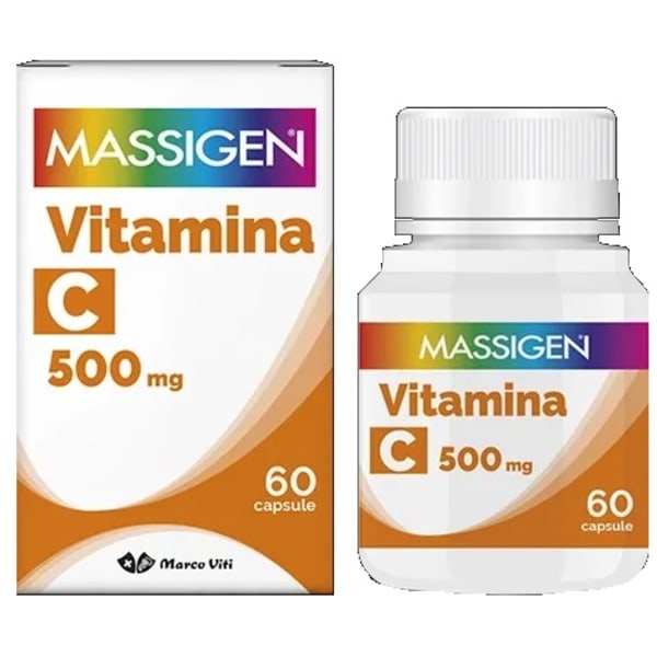 MASSIGEN C VITI 500MG 60CPS