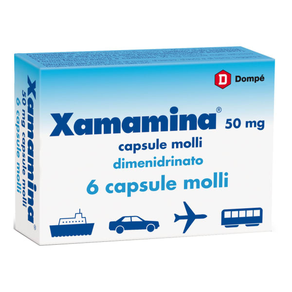 XAMAMINA MAL DI VIAG*6CPS 50MG