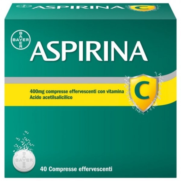ASPIRINA C*40CPR EFF 400+240MG