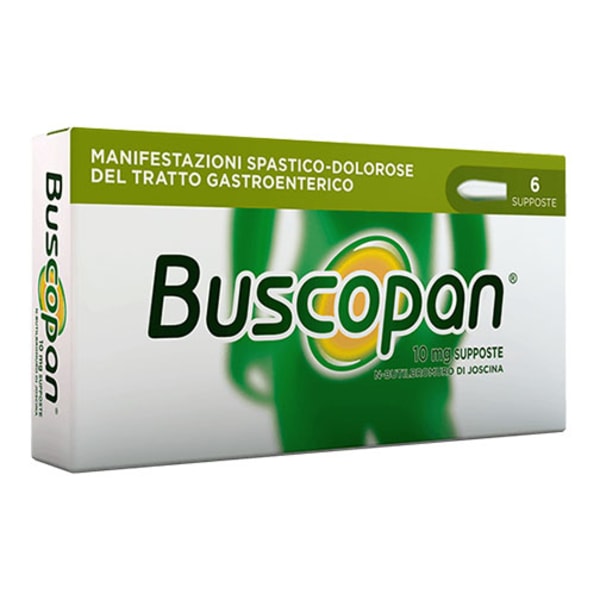 BUSCOPAN*6SUPP 10MG
