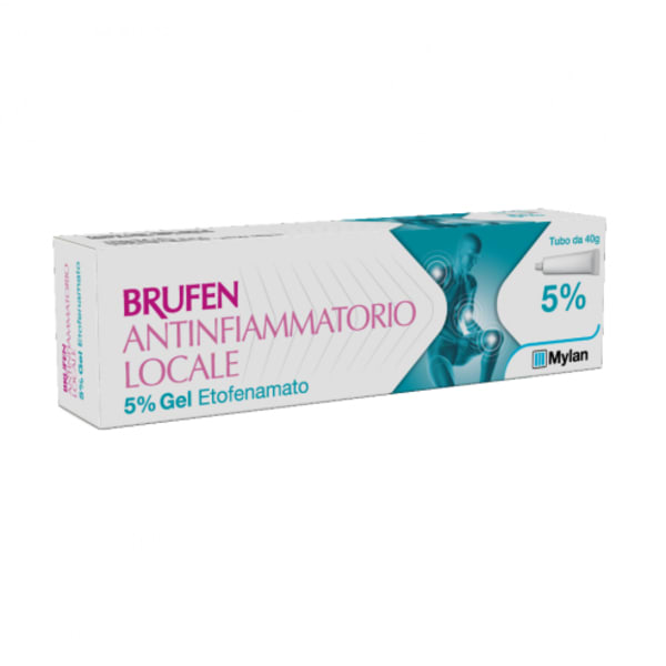 BRUFEN ANTINFIAMMAT*GEL 40G 5%