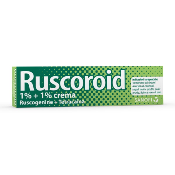 RUSCOROID*CREMA RETT 40G 1%+1%