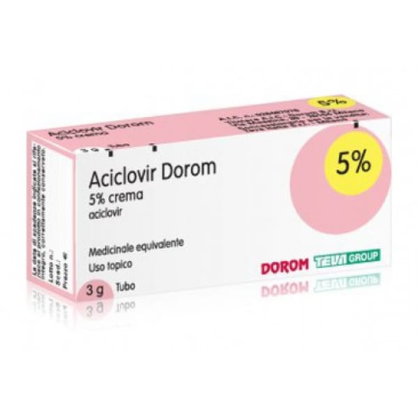 ACICLOVIR DOROM*CREMA 3G 5%