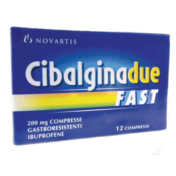 CIBALGINA DUE FAST*12CPR 200MG
