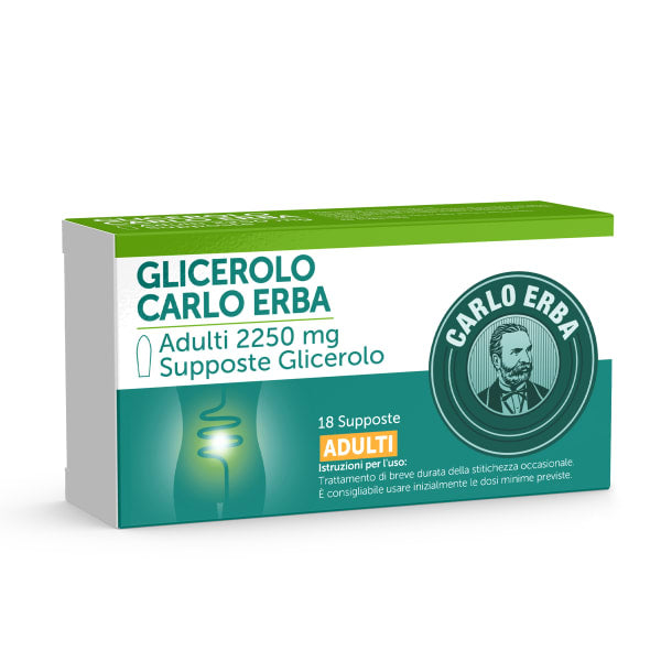 GLICEROLO*AD 18SUPP 2250MG