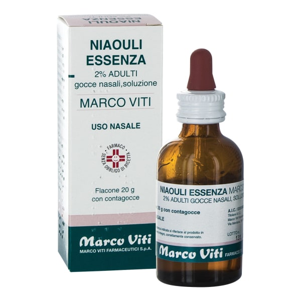 NIAOULI ESSENZA MV*2% GTT 20G