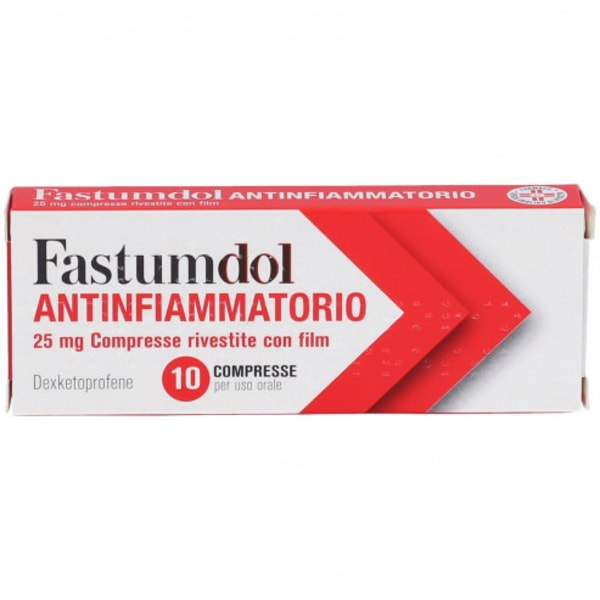 FASTUMDOL ANTINF*10CPR 25MG