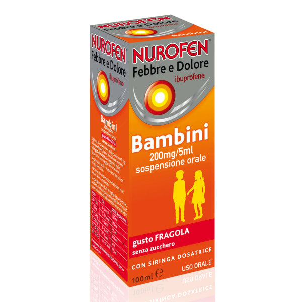 NUROFEN FEBBRE D*200MG/5ML FRA