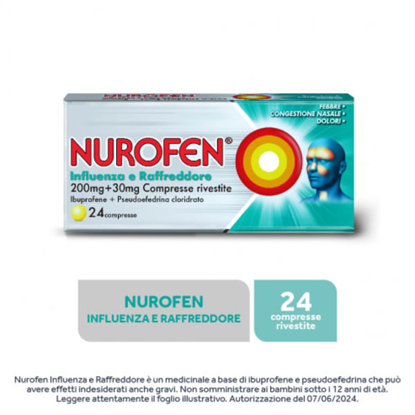 NUROFEN INFLUENZA RAFFR*24CPR