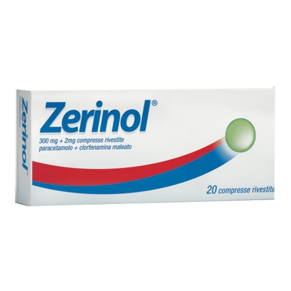 ZERINOL*20CPR RIV 300MG+2MG