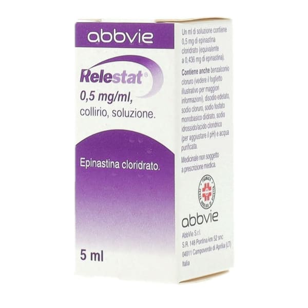 RELESTAT*COLL FL 5ML 0,5MG/ML