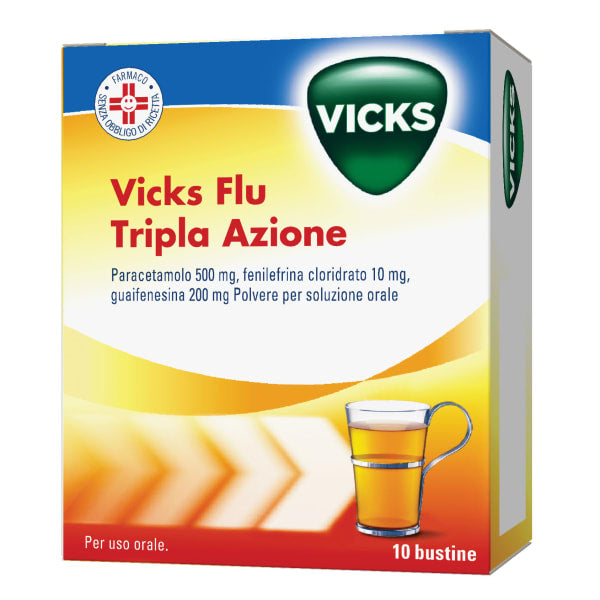 VICKS FLU TRIPLA A*OS 10BUST