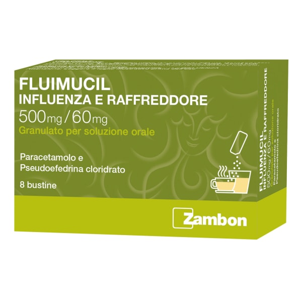 FLUIMUCIL INFLUENZA RAFFR*8BST