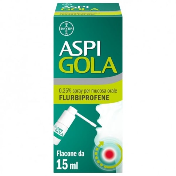 ASPI GOLA*OS SPRAY 15ML 0,25%