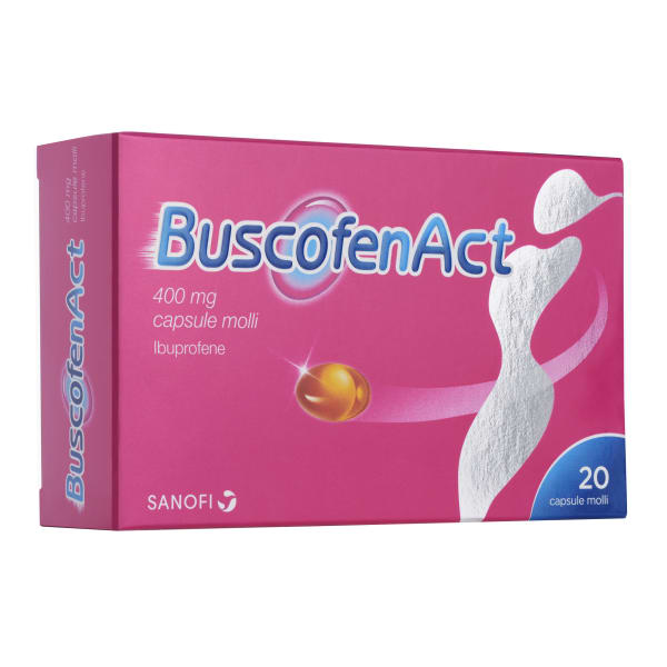 BUSCOFENACT*20CPS MOLLI 400MG