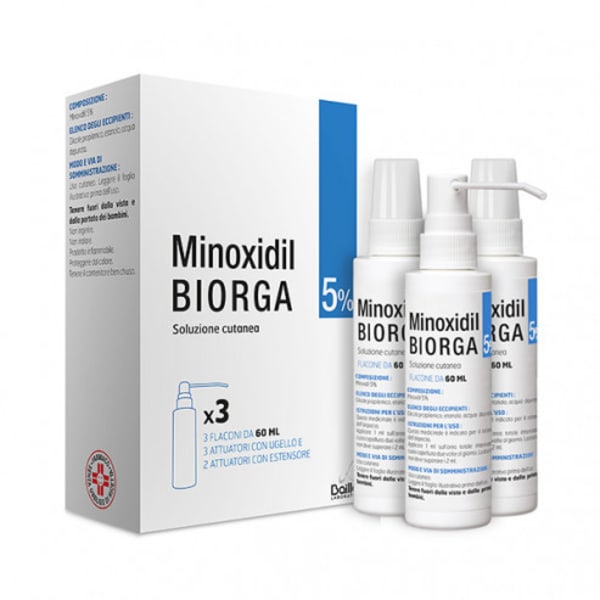 MINOXIDIL BIORGA*SOL CUT 3FL5%