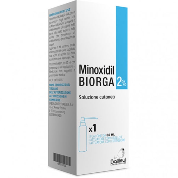MINOXIDIL BIORGA*SOL CUT60ML2%