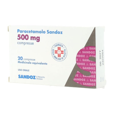 PARACETAMOLO SAND*20CPR 500MG
