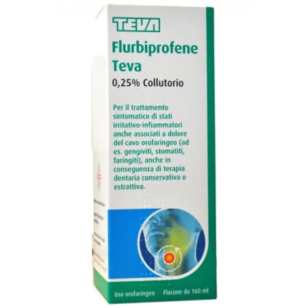 FLURBIPROFENE TE*COLLUT 160ML