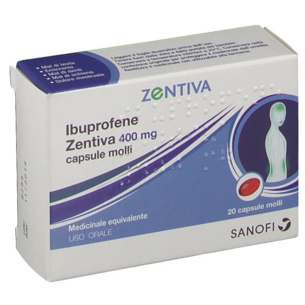 IBUPROFENE ZEN*20CPS 400MG
