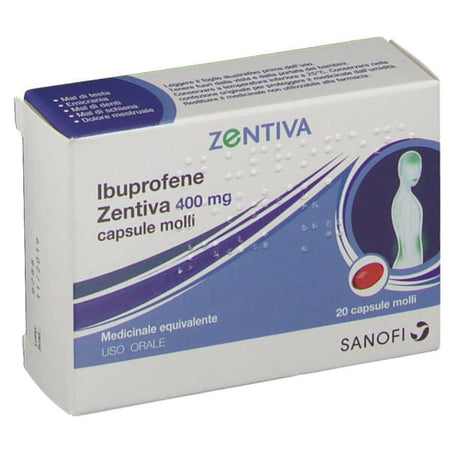IBUPROFENE ZEN*20CPS 400MG