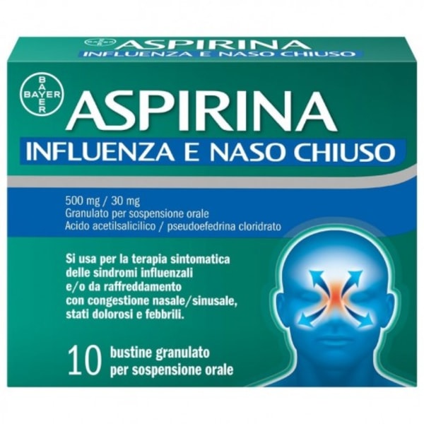ASPIRINA INFLUENZA E NASO C*10