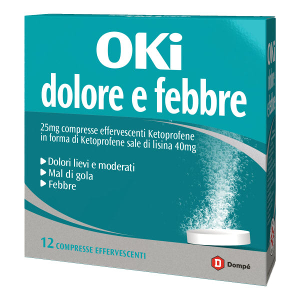 OKI DOLORE E FEBBRE*12CPR EFF