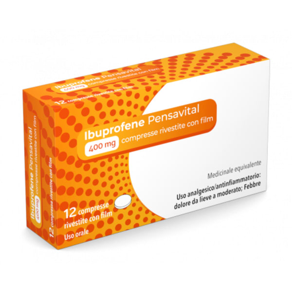 IBUPROFENE PENSA*12CPR 400MG