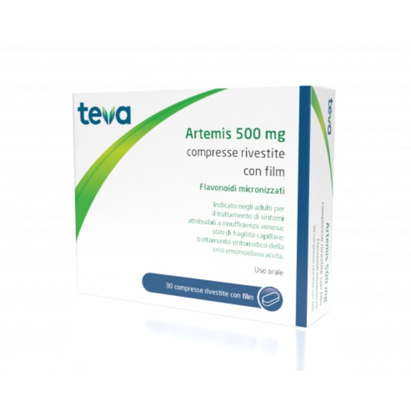 ARTEMIS*30CPR RIV 500MG