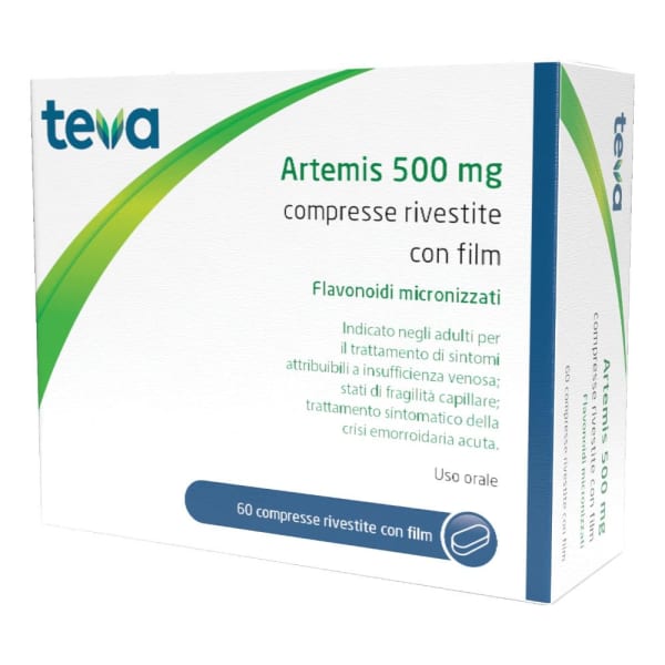 ARTEMIS*60CPR RIV 500MG