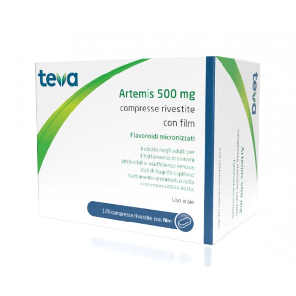 ARTEMIS*120CPR RIV 500MG