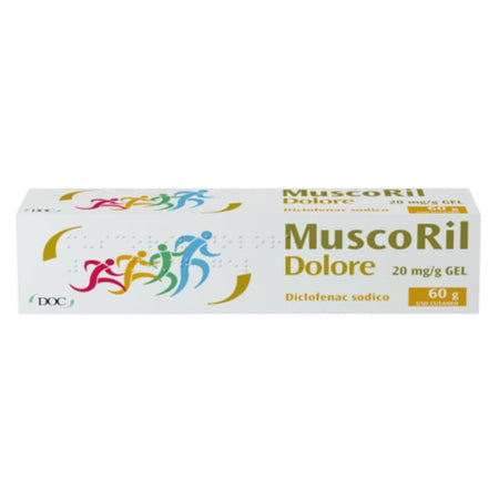 MUSCORIL DOLORE*GEL 60G 20MG/G