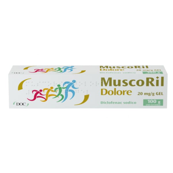 MUSCORIL DOLORE*GEL100G 20MG/G