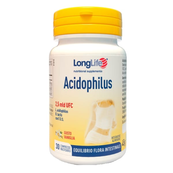 LONGLIFE ACIDOPHILUS 30CPR MAS