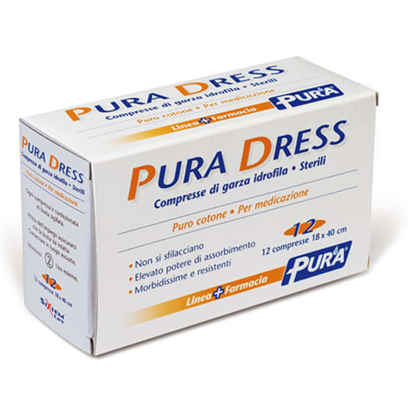 PURA DRESS GARZA 18X40CM 12PZ