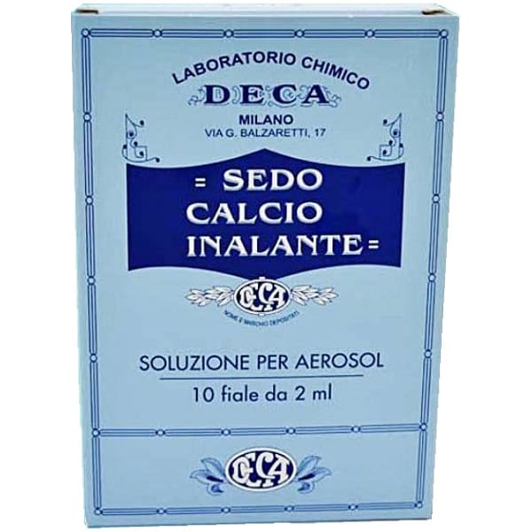Sedo calcio inalante 10f 2ml