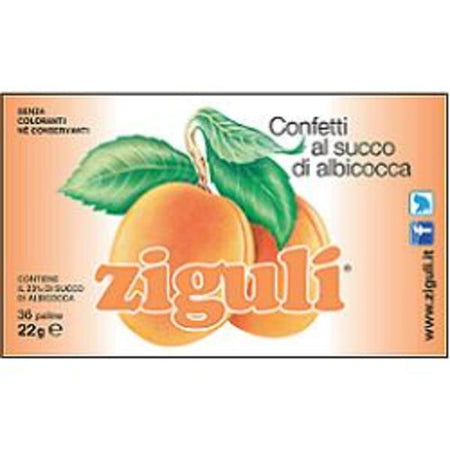 Ziguli albicocca 36palline 22g
