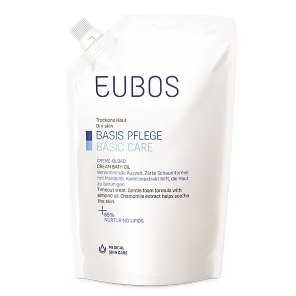 EUBOS OLIO BAGNO RICARICA400ML