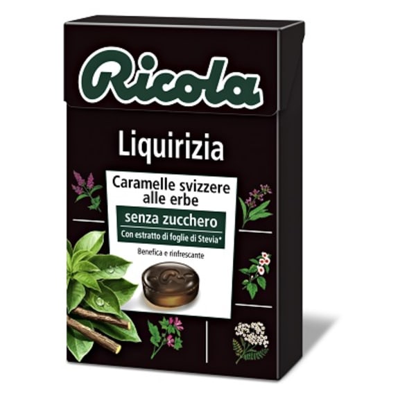 Ricola liquirizia s/zucch 50g