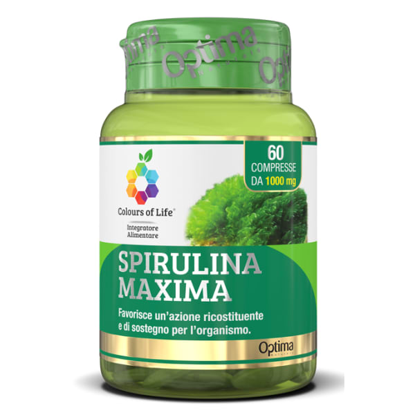 SPIRULINA MAXIMA 60CPR COLOURS