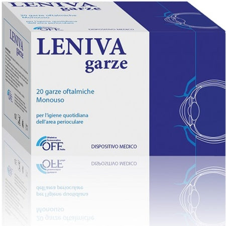 LENIVA GARZE OFTALMICHE 20PZ