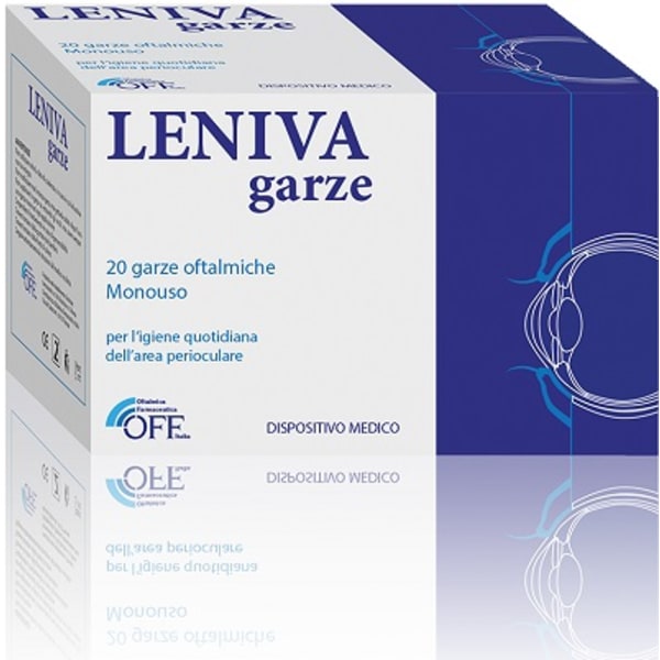 LENIVA GARZE OFTALMICHE 20PZ