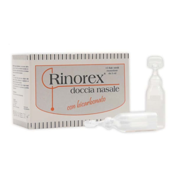 Rinorex doccia bicarb 15f 5ml