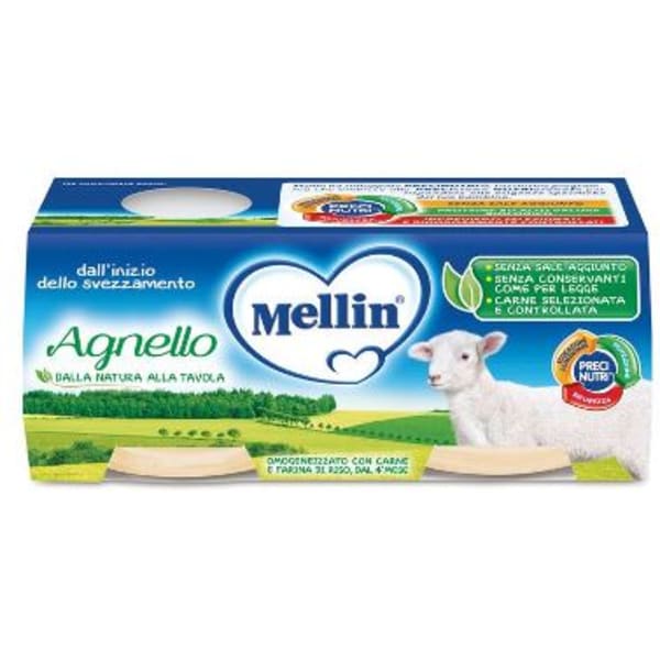 Mellin omog agnello 2x120g