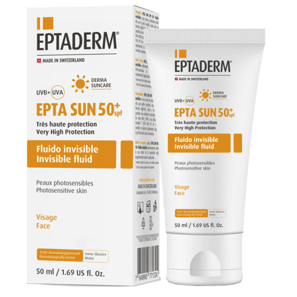 EPTA SUN SPF50+ FLUIDO INVISIB