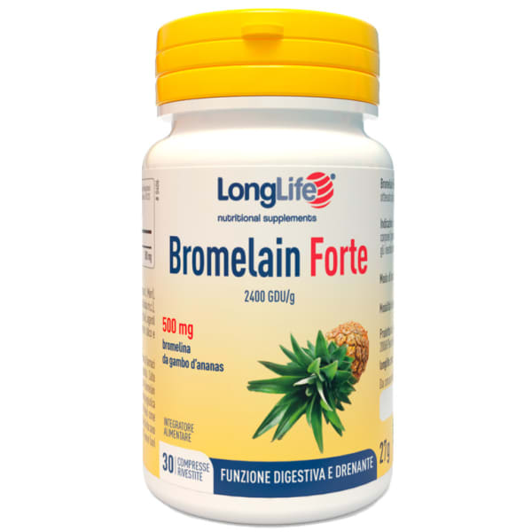 LONGLIFE BROMELAIN FORTE 30CPR