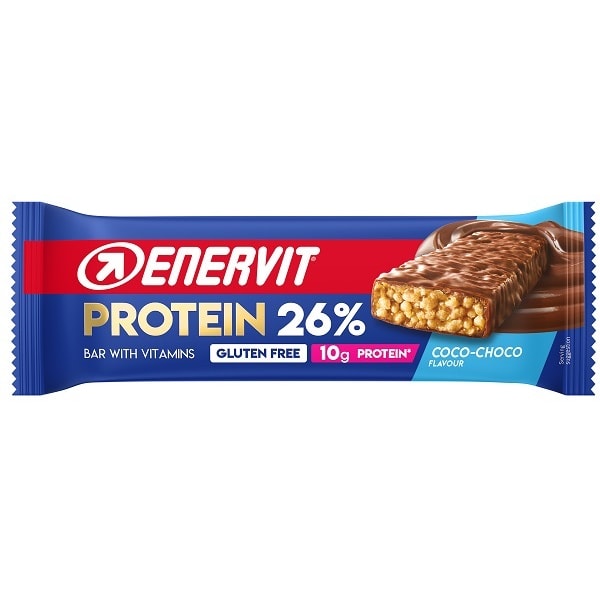 ENERVIT SPORT PROT BAR 26% COC