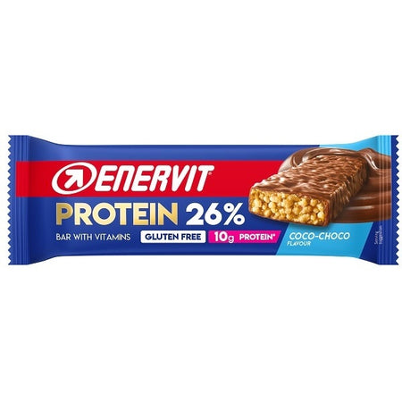 ENERVIT SPORT PROT BAR 26% COC