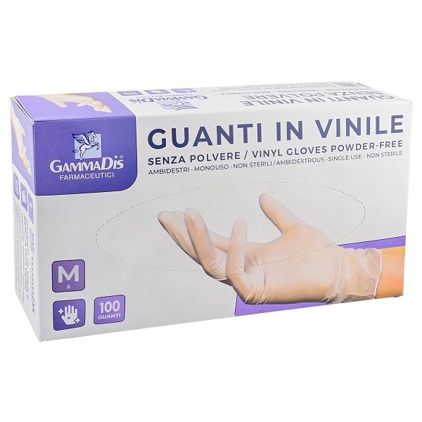 GAMMADIS GUANTI VINIL S/P M