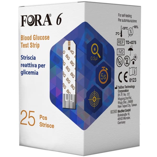 FORA6 STRISCE GLICEMIA 25PZ